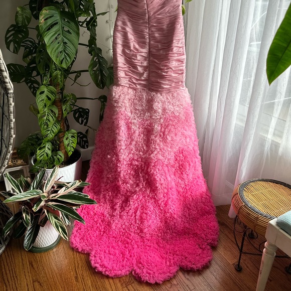 Pink Ombre Tony Bowls Dress - Picture 5 of 9